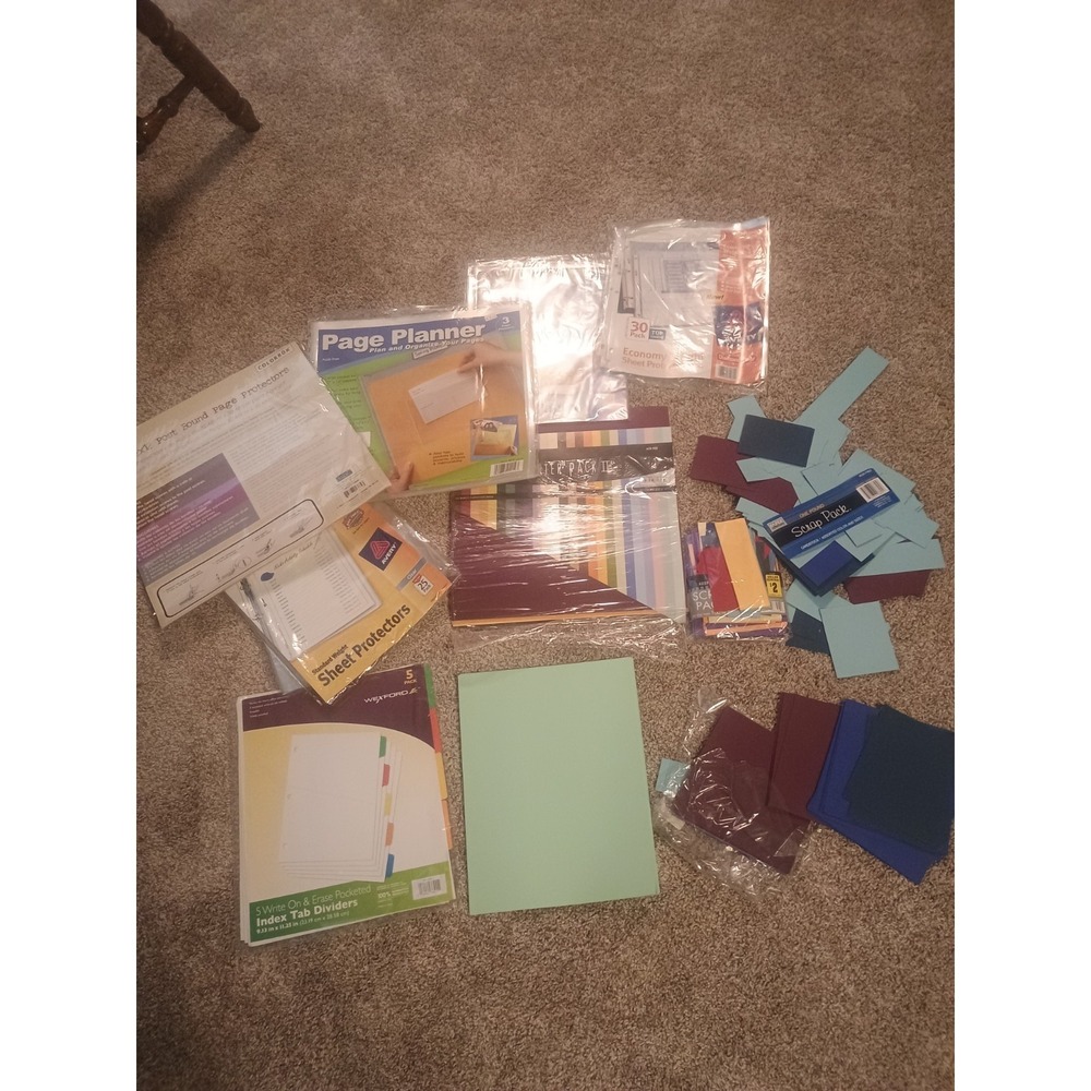 Huge Lot of Scrapbooking & Card Making Supplies Books Chipboard & Embellishments